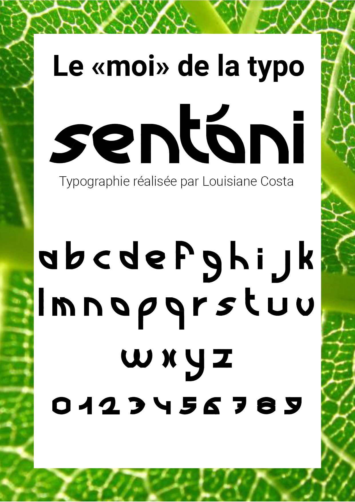 Affiche Typographie