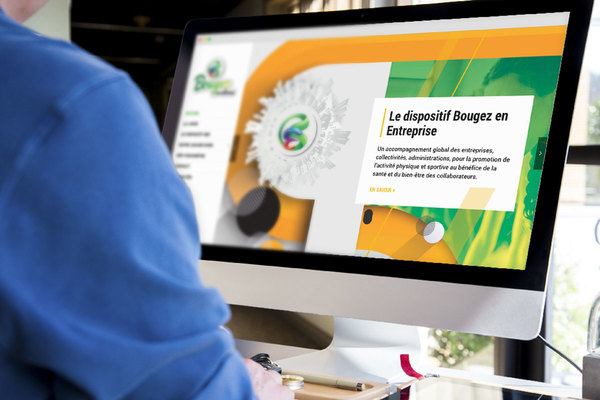 Site internet Wordpress Bougez en entreprise dispositif santé