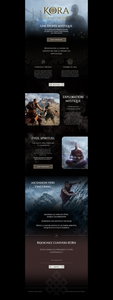 Site Web du jeu KORA - Beyond The Mists
