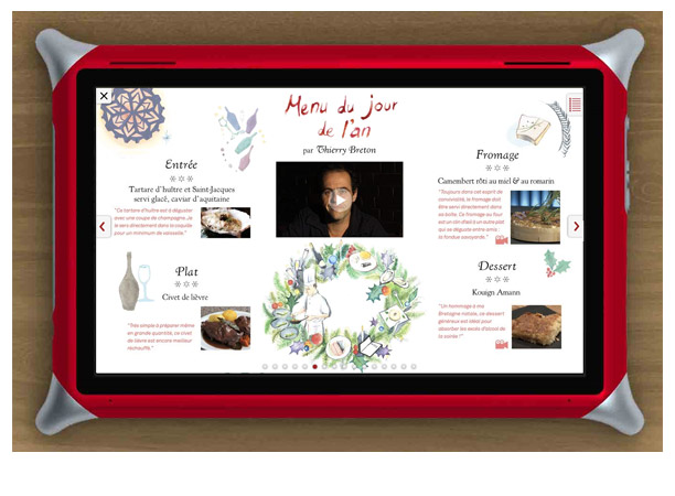 Module de Noël pour la tablette QOOQ