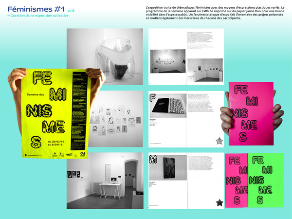 Féminismes #1 : Curation d'une exposition collective
