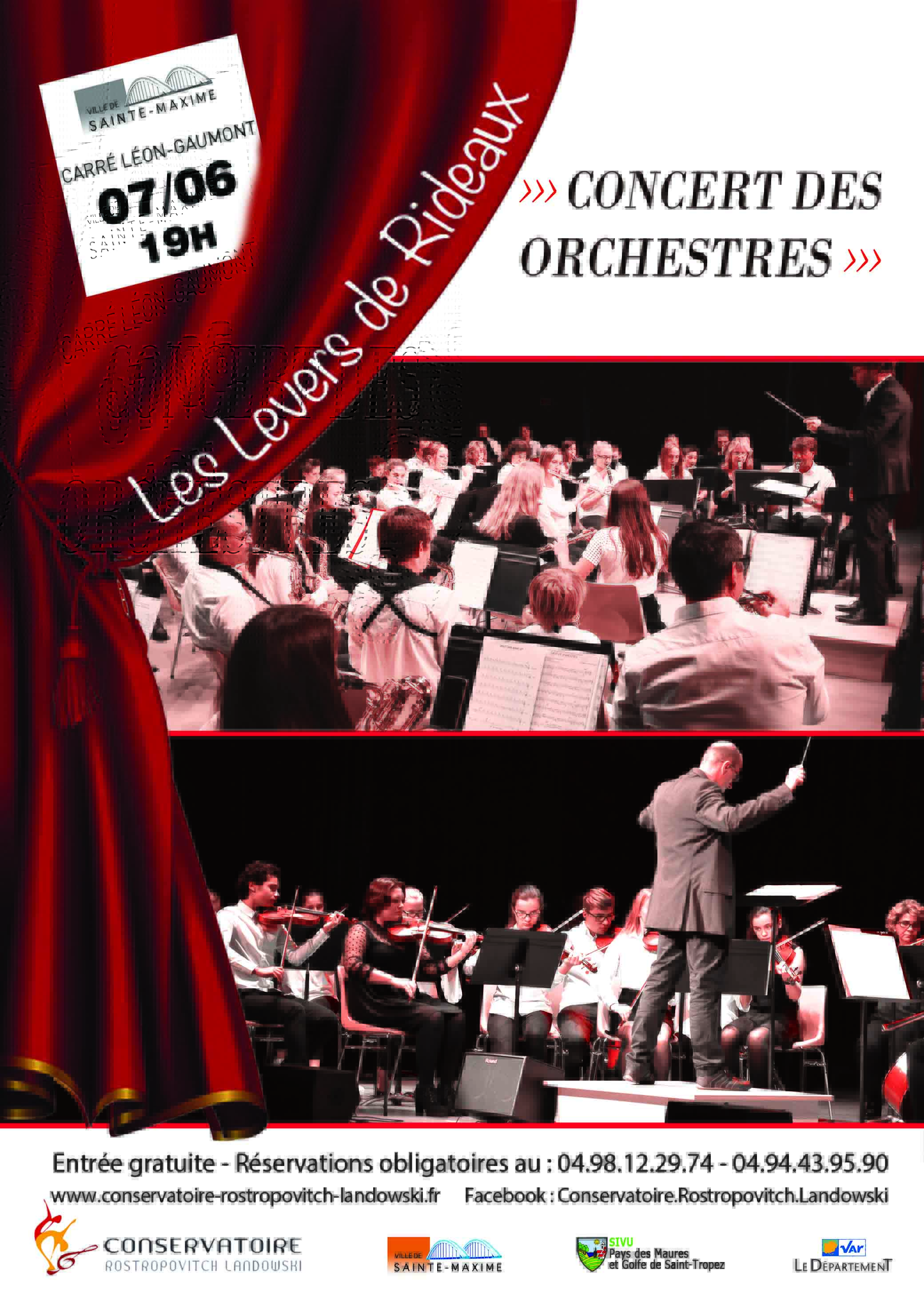 Affiche spectacle Conservatoire Rostropovitch Lanbowski