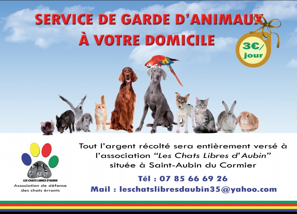 Flyer les chats libres d'aubin