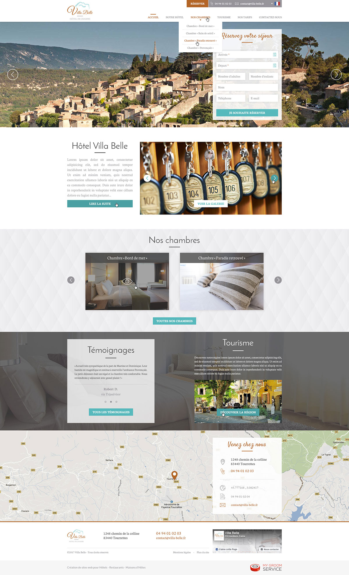 Design modèle de site